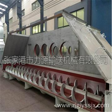 small sludge shaftless screw conveyor